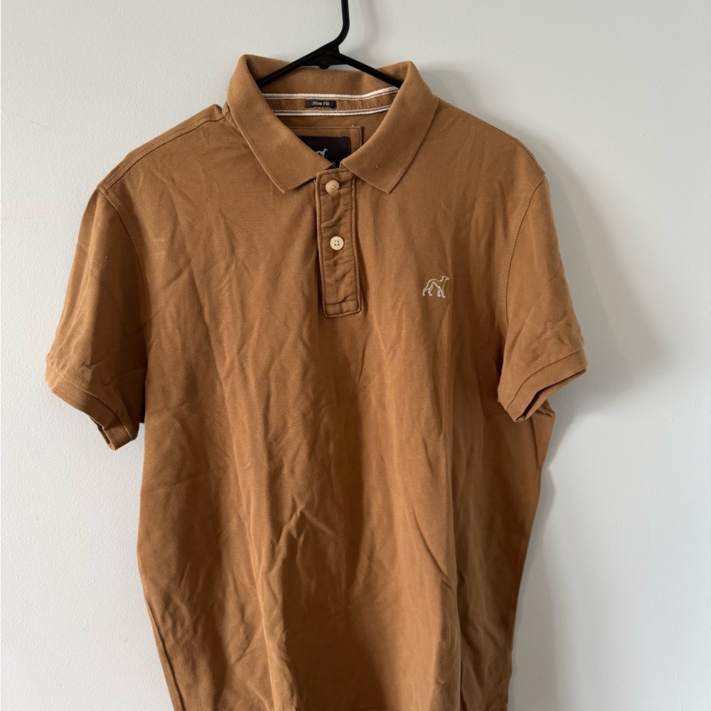 Men's Brown Sacoor brothers polo